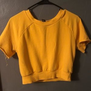 Orange forever 21 crop top